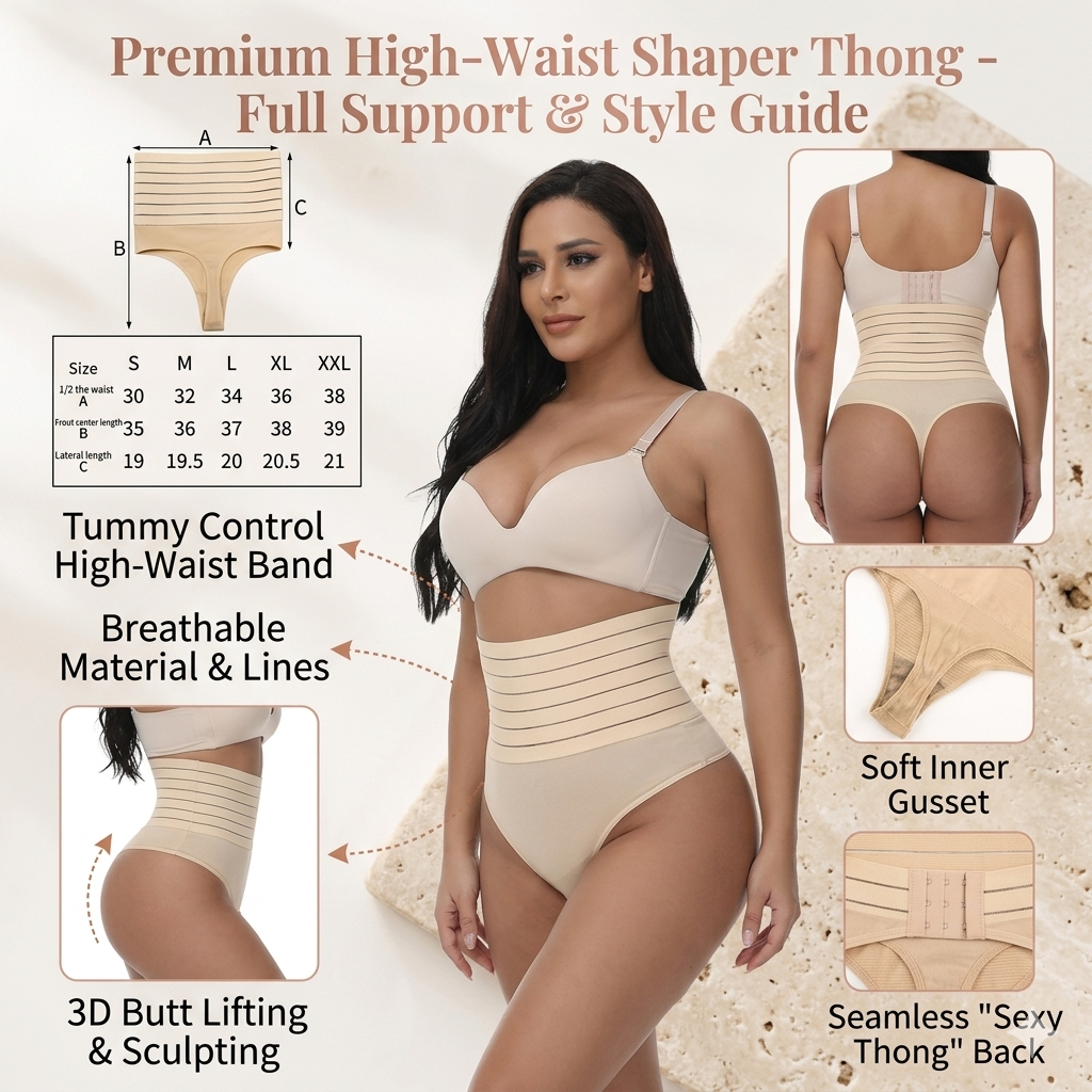 SleepGlow™ Premium High-Waist Panty Shaper & C-Section Recovery